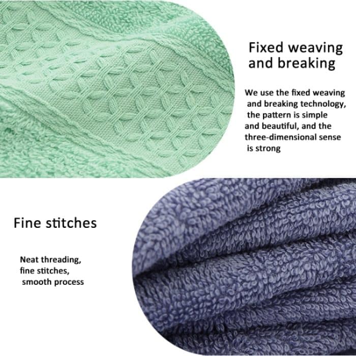 3-teiliges Handtuchset aus Baumwolle, 1 Badetuch, 1 Handtuch, 1 Gesichtstuch für Badezimmer im Hotel – Bild 5