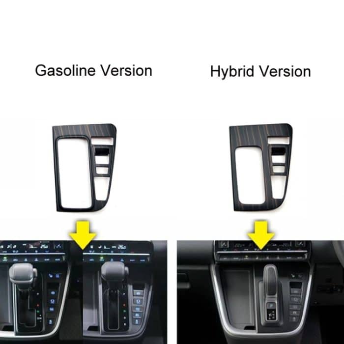 Für Toyota 2022 VOXY NOAH 90 Serie Rechtslenker Front Gear Trim Rahmen, Gasoline Version, Hybrid Version – Bild 2