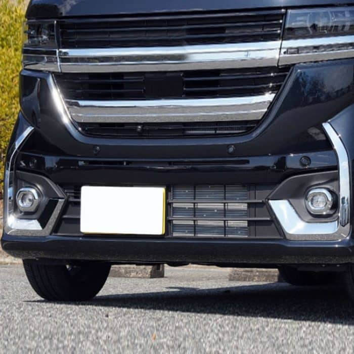 Für 2024 Suzuki Spacia Custom MK04 Serie Rechtslenker Nebelscheinwerferabdeckung Galvanikrahmen – Bild 4