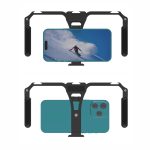 Universal Handy Gimbal Griff Stabilisator Aluminium Legierung Klapp Kaninchen Käfig – Bild 4
