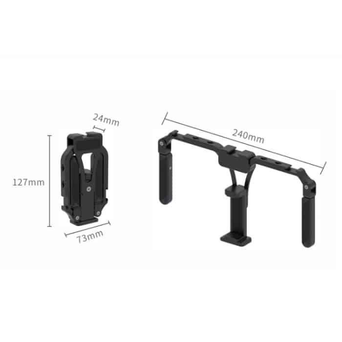 Universal Handy Gimbal Griff Stabilisator Aluminium Legierung Klapp Kaninchen Käfig – Bild 6