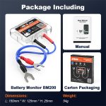 ANCEL BM200 12 V Bluetooth 4.2 Autobatterie-Analyse- und Erkennungstool Batterietester – Bild 11