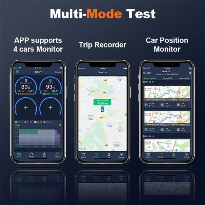 ANCEL BM200 12 V Bluetooth 4.2 Autobatterie-Analyse- und Erkennungstool Batterietester – Bild 7
