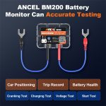 ANCEL BM200 12 V Bluetooth 4.2 Autobatterie-Analyse- und Erkennungstool Batterietester – Bild 10