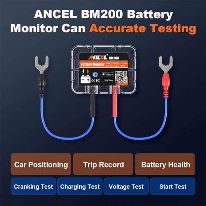 ANCEL BM200 12 V Bluetooth 4.2 Autobatterie-Analyse- und Erkennungstool Batterietester – Bild 10