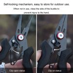 Teflon Edelstahl Multifunktionale Angeln Zangen Anti-rutsch Schneiden Linie Offenen Ring Angeln Werkzeuge – Bild 3