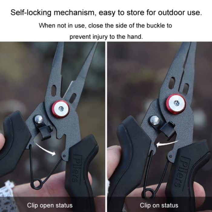 Teflon Edelstahl Multifunktionale Angeln Zangen Anti-rutsch Schneiden Linie Offenen Ring Angeln Werkzeuge – Bild 3