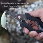 Teflon Edelstahl Multifunktionale Angeln Zangen Anti-rutsch Schneiden Linie Offenen Ring Angeln Werkzeuge – Bild 5