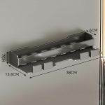 Für Dyson Punch-freies Curling Stange Lagerung Rack Bad Friseur Eisen Aufhänger – Bild 2