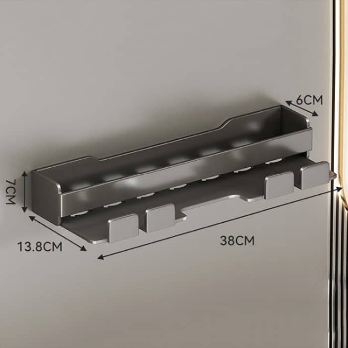 Für Dyson Punch-freies Curling Stange Lagerung Rack Bad Friseur Eisen Aufhänger – Bild 2