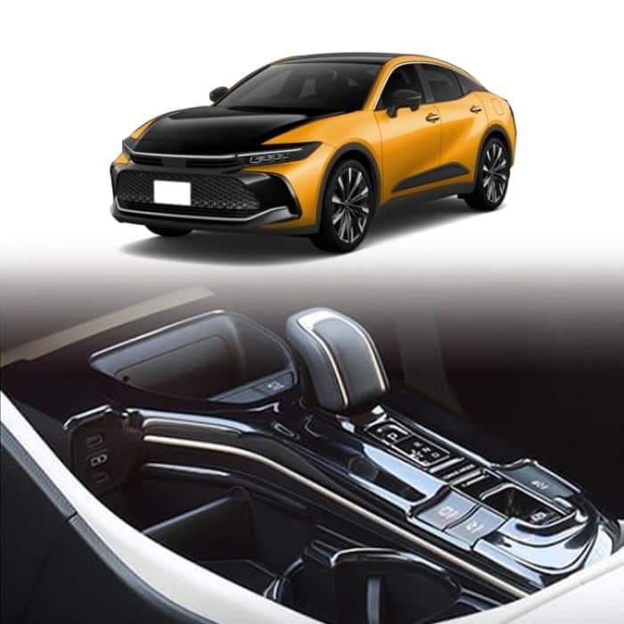 Für 2023 Toyota Crown Center Control Gear Dekorativer heller Rahmen, Left-hand Drive, Right-hand Drive – Bild 4