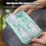 3D Katze Form Bar Hause Silikon Eis Form Whisky Eis Box – Bild 4