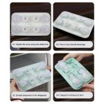 3D Katze Form Bar Hause Silikon Eis Form Whisky Eis Box – Bild 6