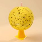 8 cm Indoor-Fruchtfliegenball mit Kern, Insektenlockstoff, klebriger Ball