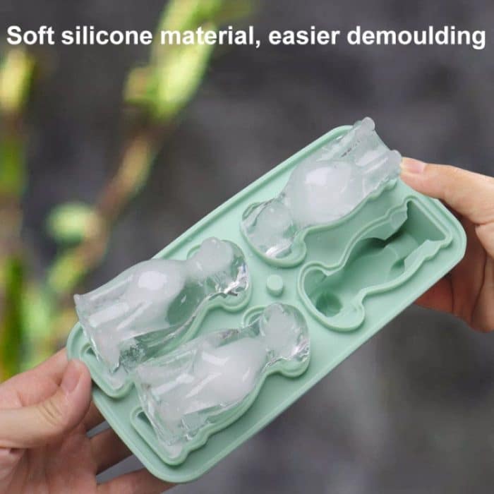 3D Hund geformt Haushalt Silikon Eisform Bar Eisherstellung Box – Bild 4