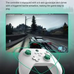 Z03 Kabelloser Bluetooth-Gamecontroller für Switch / IOS / Android / PC / PS3 / PS4, Star White+Bracket – Bild 3