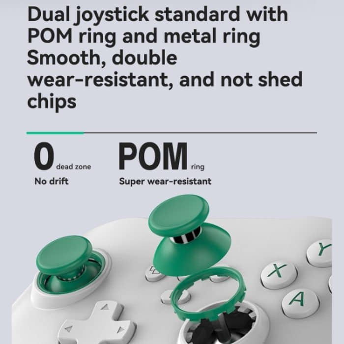 Z03 Kabelloser Bluetooth-Gamecontroller für Switch / IOS / Android / PC / PS3 / PS4, White, Black, Star White, White+Bracket, Black+Bracket – Bild 5