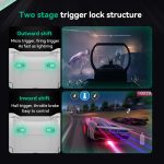 Z03 Kabelloser Bluetooth-Gamecontroller für Switch / IOS / Android / PC / PS3 / PS4, Star White+Bracket – Bild 7