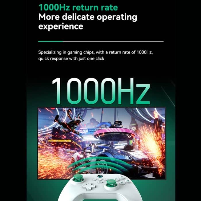 Z03 Kabelloser Bluetooth-Gamecontroller für Switch / IOS / Android / PC / PS3 / PS4, White, Black, Star White, White+Bracket, Black+Bracket – Bild 9