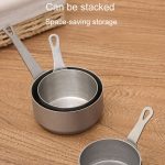 Haushalt 304 Edelstahl Abgabe Tasse Küche Steak Sauce Schüssel, Small, Medium, Large – Bild 4