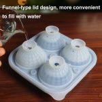 Bar Hause Backen Silikon Eisform Whisky Eis Box, Pink Square, Green Square, Dark Blue Square, Gray Square, Pink Round, Green Round, Dark Blue Round, Gray Round – Bild 4