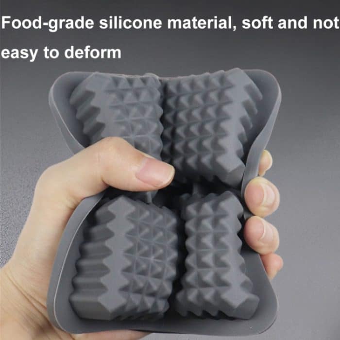 Bar Hause Backen Silikon Eisform Whisky Eis Box, Pink Square, Green Square, Dark Blue Square, Gray Square, Pink Round, Green Round, Dark Blue Round, Gray Round – Bild 5