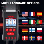 ANCEL 12V/24V Autobatterietester mit Drucker, Batterieleistung, CCA, Innenwiderstand, Lebensdauerdetektor, BST600 – Bild 5