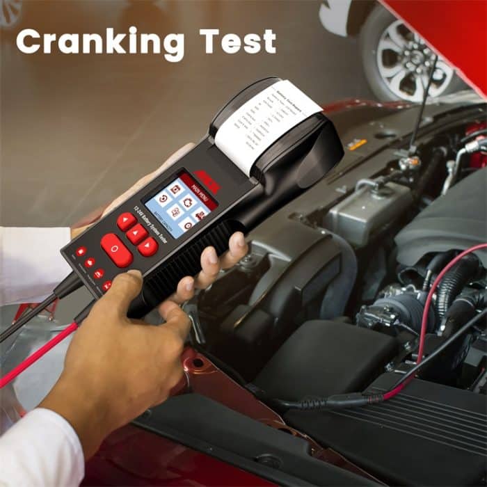 ANCEL 12V/24V Autobatterietester mit Drucker, Batterieleistung, CCA, Innenwiderstand, Lebensdauerdetektor, BST600 – Bild 8