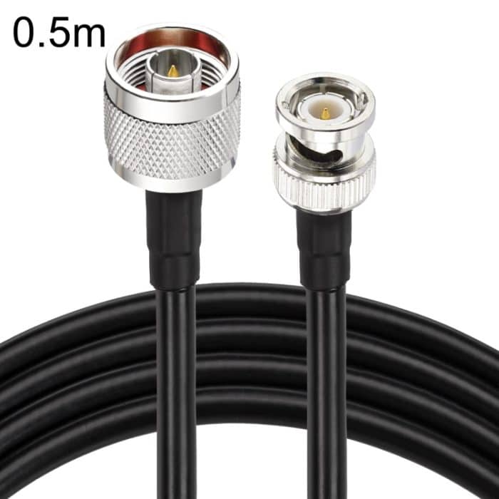 N-Stecker auf BNC-Stecker RG8X HF-Koaxialkabel, 0.5m, 1m, 2m, 3m, 5m – Bild 1