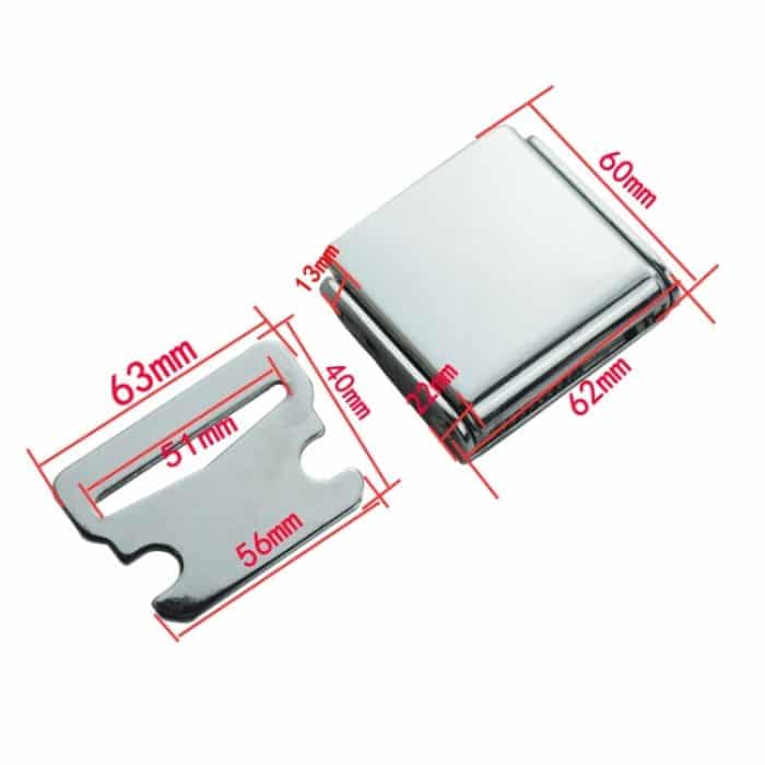 Zubehör für Sicherheitsgurte mit Ganzmetallschnalle für Flugzeuge, Square – Bild 3