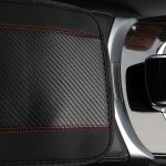 32x19cm PU Carbon Faser Leder Mittelarmlehne Box Abdeckung Anti-rutsch Pad, Black, Red, Pink, Blue – Bild 7