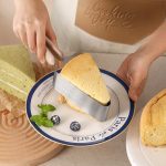 Dreieckiges Kuchenteilmesser aus Edelstahl, Kuchenschneider, Triangle Cake Slicer – Bild 7