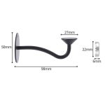 Magnetischer Seifenhalter fürs Badezimmer, nicht durchstanzend, an der Wand befestigter Seifenhalter aus Edelstahl, Non Punch – Bild 2