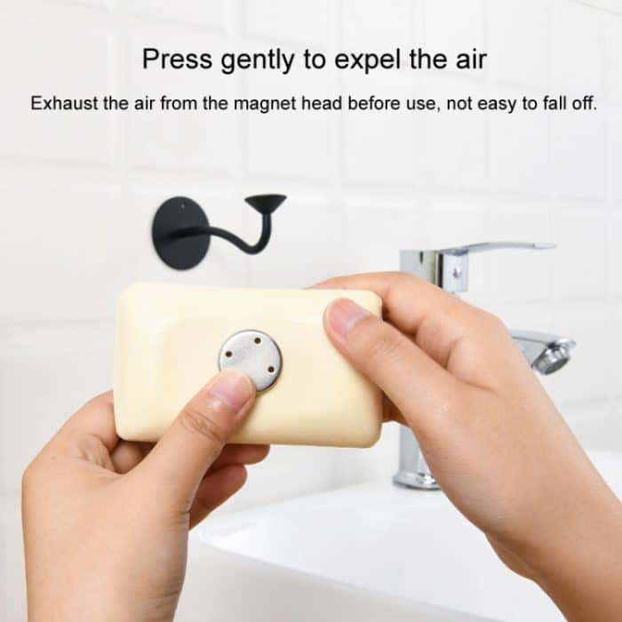 Magnetischer Seifenhalter fürs Badezimmer, nicht durchstanzend, an der Wand befestigter Seifenhalter aus Edelstahl, Non Punch – Bild 6