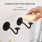 Magnetischer Seifenhalter fürs Badezimmer, nicht durchstanzend, an der Wand befestigter Seifenhalter aus Edelstahl, Non Punch – Bild 7