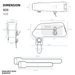 Rhinowalk K33 1,2 l Outdoor-Fahrradtasche mit magnetischem wasserdichtem Knopf und fester Fahrrad-Oberrohrtasche – Bild 3
