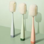 Becherbürste mit langem Griff und abnehmbarem Schwamm, Reinigungsbürste für Haushaltsbecher – Bild 2