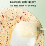 Becherbürste mit langem Griff und abnehmbarem Schwamm, Reinigungsbürste für Haushaltsbecher – Bild 5