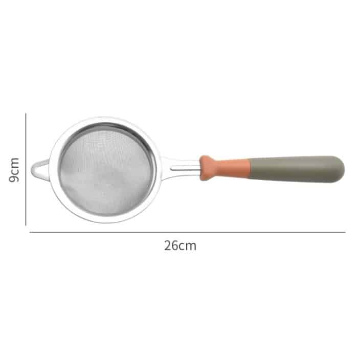 Edelstahl Mehlsieb für den Haushalt, Küchen-Backfilter, Löffel – Bild 3