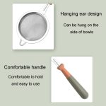 Edelstahl Mehlsieb für den Haushalt, Küchen-Backfilter, Löffel – Bild 5