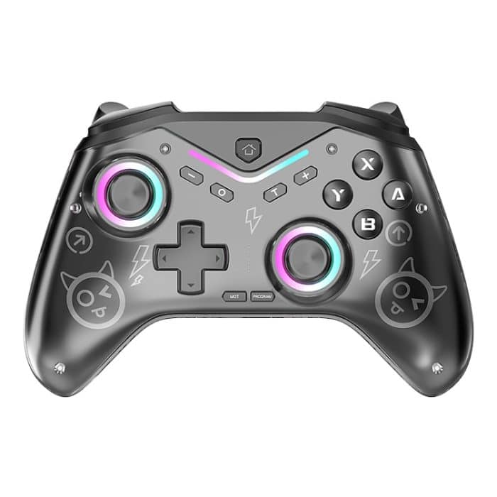 CM-619 Bluetooth-Gamecontroller, programmierbar mit RGB-Beleuchtung für Switch/Steam Deck/PC/IOS/Android, 619 Black, 619 White – Bild 1