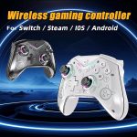 CM-619 Bluetooth-Gamecontroller, programmierbar mit RGB-Beleuchtung für Switch/Steam Deck/PC/IOS/Android, 619 Black, 619 White – Bild 2