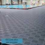 Badezimmer-Fußmatten, rutschfest, hydrophobes PVC, hohl, schmutzabweisende Fußmatten, 30x30cm – Bild 8