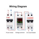 Über-/Unterspannungsschutz, Stromverbrauchsmonitor, Leistungsvoltmeter, SINOTIMER SVP-719 40A_N, SINOTIMER SVP-719 63A_N – Bild 7