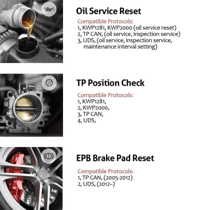 AUTOPHIX 3610 Bluetooth Auto Vollsystem-Diagnosescanner für VW / AUDI / SKODA / SEAT – Bild 12