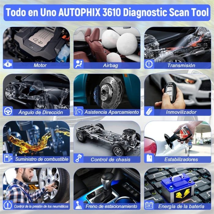 AUTOPHIX 3610 Bluetooth Auto Vollsystem-Diagnosescanner für VW / AUDI / SKODA / SEAT – Bild 7