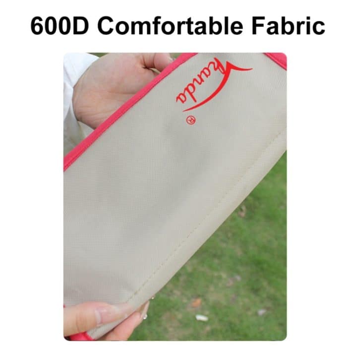 Kanda Tasche-Typ Klapp Angeln Stuhl Tragbare Outdoor Reise Skizzieren Hocker, Red, Large – Bild 5