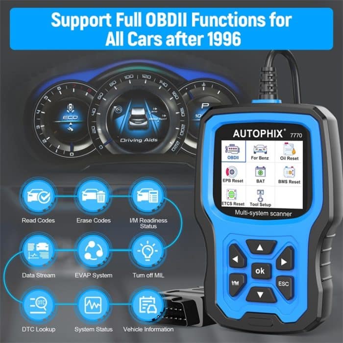 AUTOPHIX 7770 Für Mercedes Benz Auto Volle System OBDII Diagnose Werkzeug Wartung Tester – Bild 5