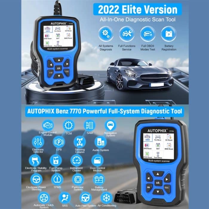 AUTOPHIX 7770 Für Mercedes Benz Auto Volle System OBDII Diagnose Werkzeug Wartung Tester – Bild 9