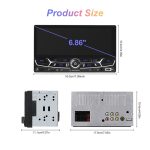 6,86-Zoll-MP5-Player mit zwei Tasten und Rückfahrkamerafunktion / Bluetooth / CarPlay – Bild 3